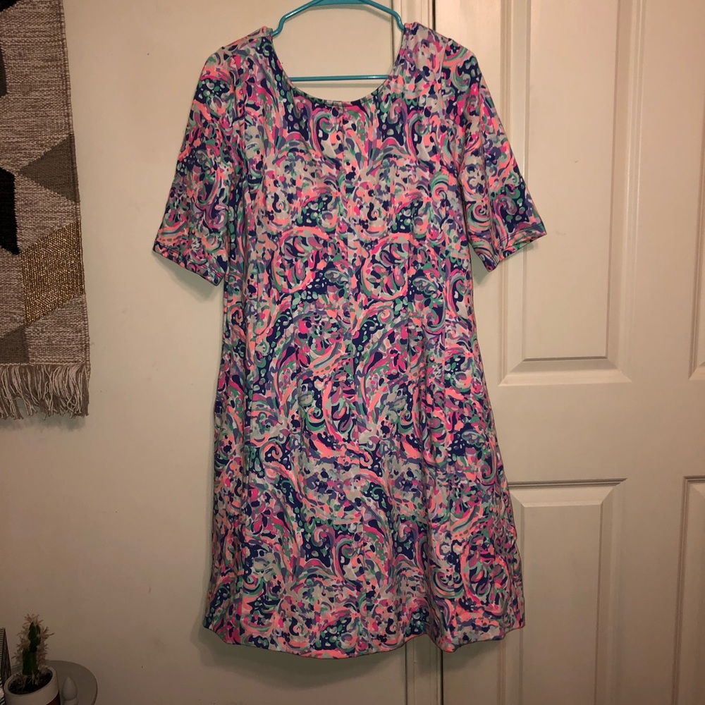 Lilly Pulitzer 3/4 Sleeve Cotton Dress